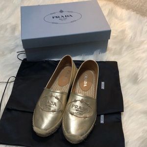 Prada espadrilles, size 39, color madras
